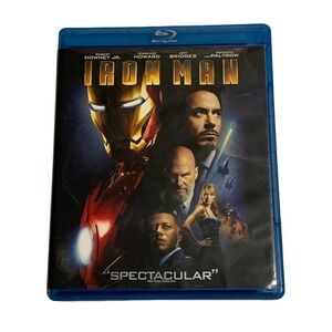 Iron Man Blu-ray Marvel Studios Robert Downey Jr Action Movie PG-13 2008 Disc